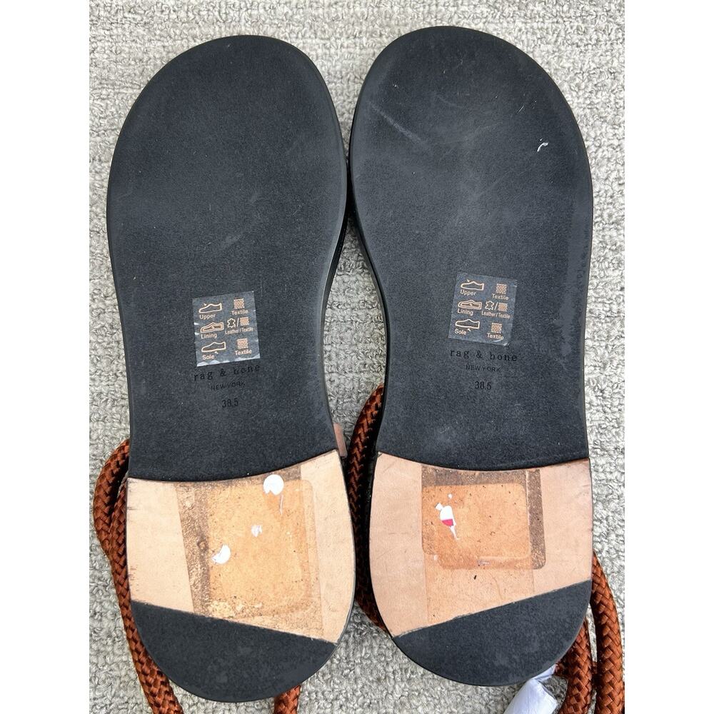 rag & bone Infinity Brown Sandal Leather and Nylon Women's Size 8 US NEW - Picture 13 of 16
